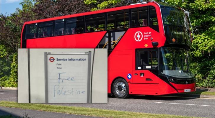 TfL supervisor reportedly refused to remove “Free Palestine” graffiti at Bank Station, sparking debate over neutrality and free speech.